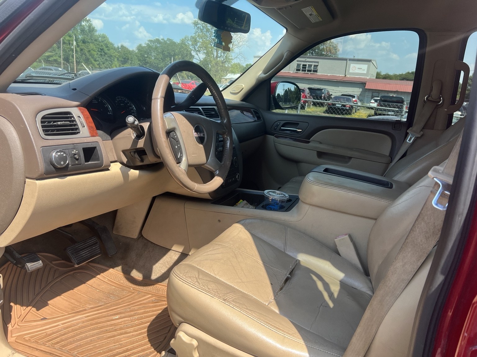Front seats and dashboard